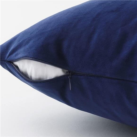 Pack of 4Velvet Throw PillowCovers Decorative Soft CozySolid Luxury Cushion Case - Picture 5 of 7